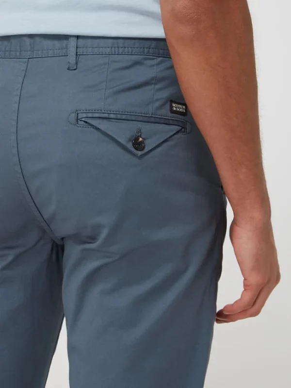 Scotch & Soda Slim Fit Chino Mit Stretch-Anteil Modell ‘Mott’ – Anthrazit 4