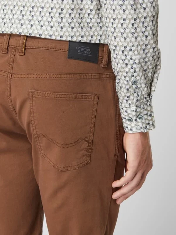 Camel Active Regular Fit Hose Mit Stretch-Anteil Modell ‘Houston’ – Rostrot 4