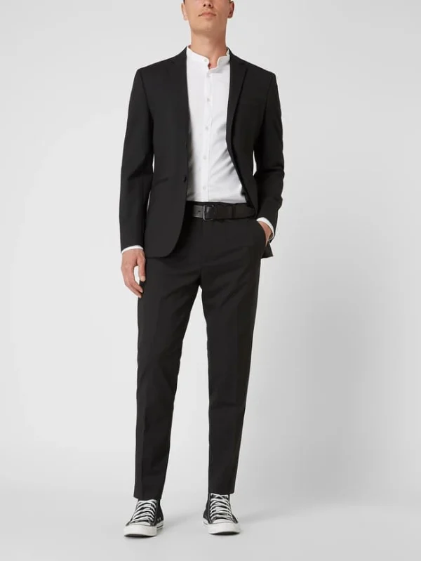 Selected Homme Slim Fit Anzughose Mit Stretch-Anteil Modell ‘Josh’ – Schwarz 1