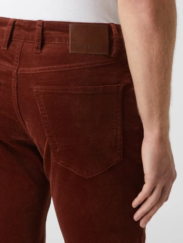 Bugatti Modern Fit Hose Aus Cord – Senfgelb 4