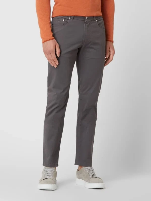 Christian Berg Men Chino Mit Stretch-Anteil – Dunkelgrau 5