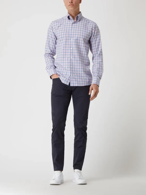 Pierre Cardin Slim Fit Hose Mit Hohem Stretch-Anteil Modell ‘Antibes’ – ‘Futureflex’ – Marineblau 1