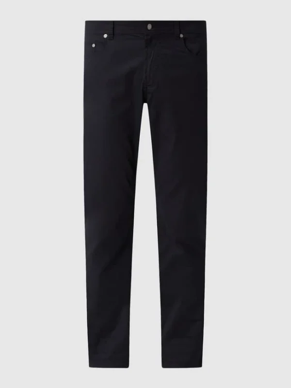 Christian Berg Men Regular Fit Hose Mit Stretch-Anteil – Marineblau 3