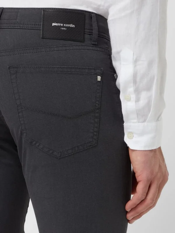 Pierre Cardin Fitted Hose Mit Stretch-Anteil Modell ‘Lyon’ – Anthrazit 4
