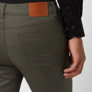 Christian Berg Men Regular Fit Hose Mit Stretch-Anteil – Olivgrün 11