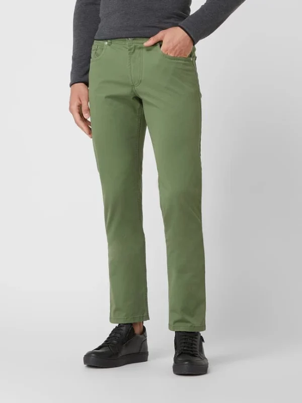 Christian Berg Men Chino Mit Stretch-Anteil – Apfelgrün 5
