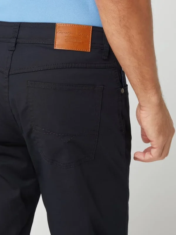 Christian Berg Men Regular Fit Hose Mit Stretch-Anteil – Marineblau 4