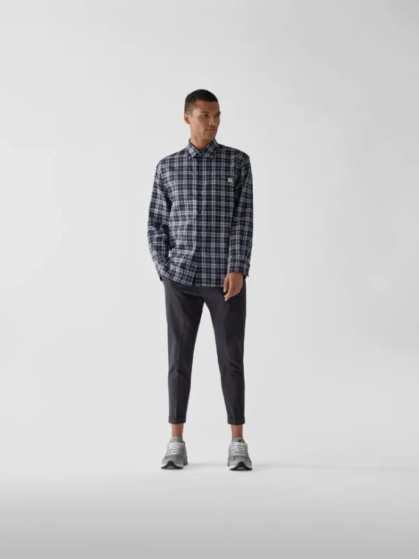 Stylebop Bundfaltenhose Im Straight Fit – Marineblau 1