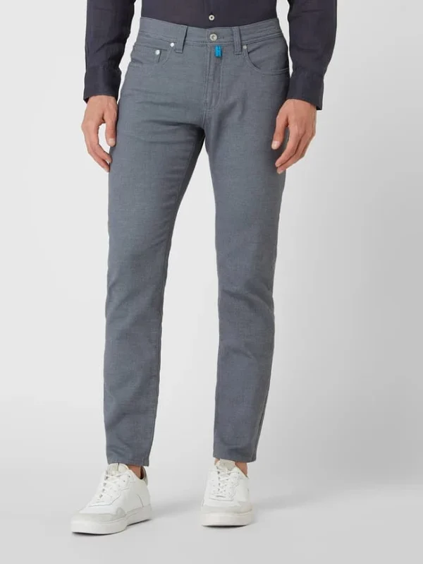 Pierre Cardin Tapered Fit Hose Mit Hohem Stretch-Anteil Modell ‘Lyon’ – ‘Futureflex’ – Hellblau 5