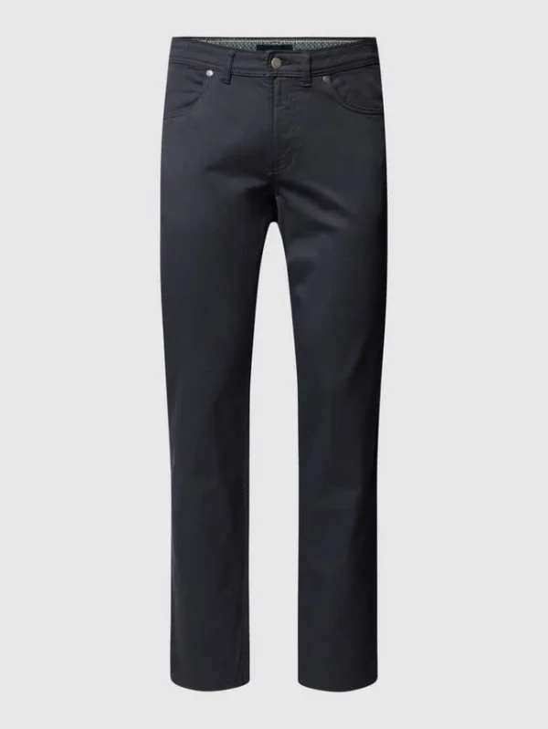Christian Berg Men Slim Fit Hose Mit Stretch-Anteil – Marineblau 1