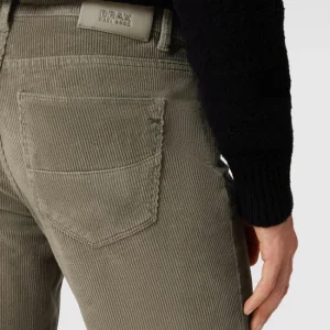 Brax Cordhose In 5-Pocket-Design Modell ‘Cadiz’ – Olivgrün 11