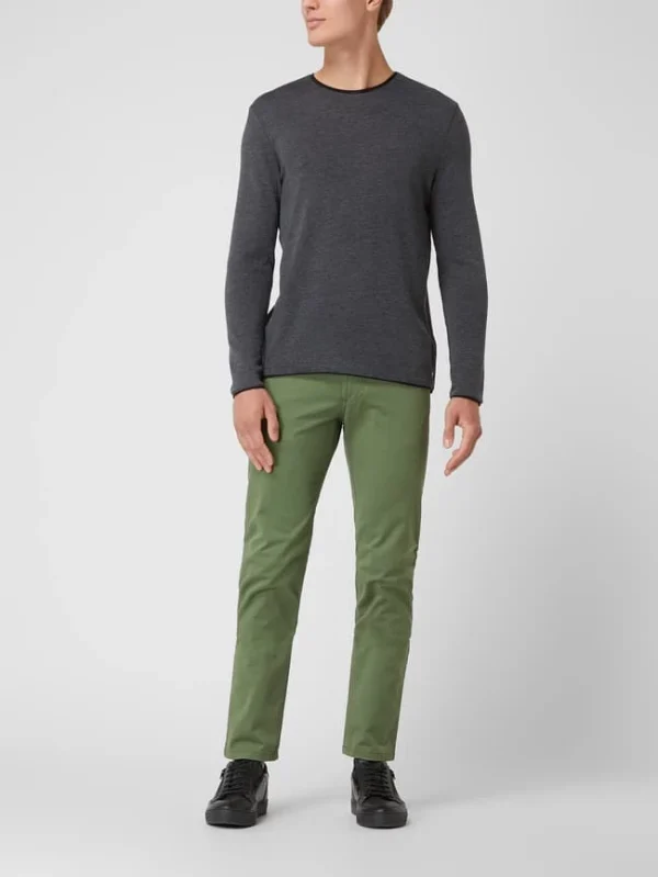 Christian Berg Men Chino Mit Stretch-Anteil – Apfelgrün 1