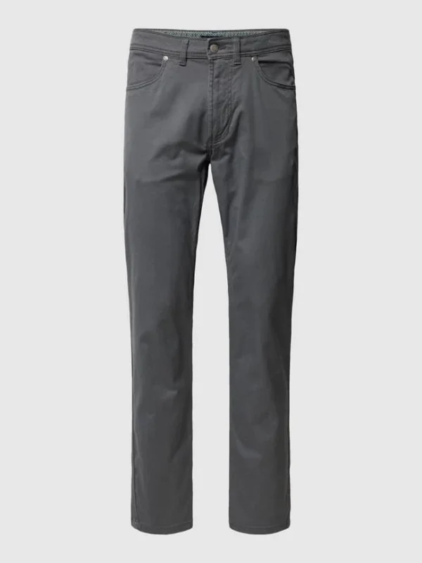 Christian Berg Men Slim Fit Hose Mit Stretch-Anteil – Dunkelgrau 1